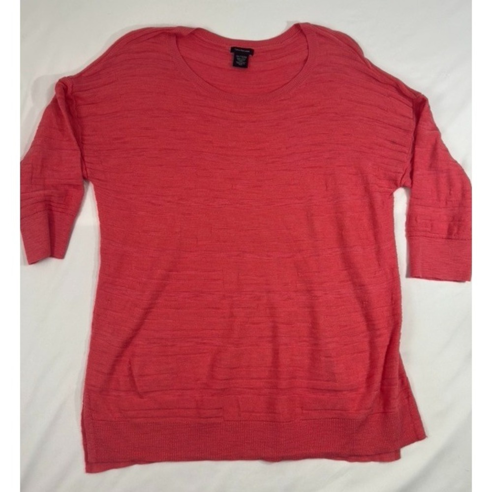 Calvin Klein Jeans Women's pink Pullover Sweater Long Sleeve Size 2XL